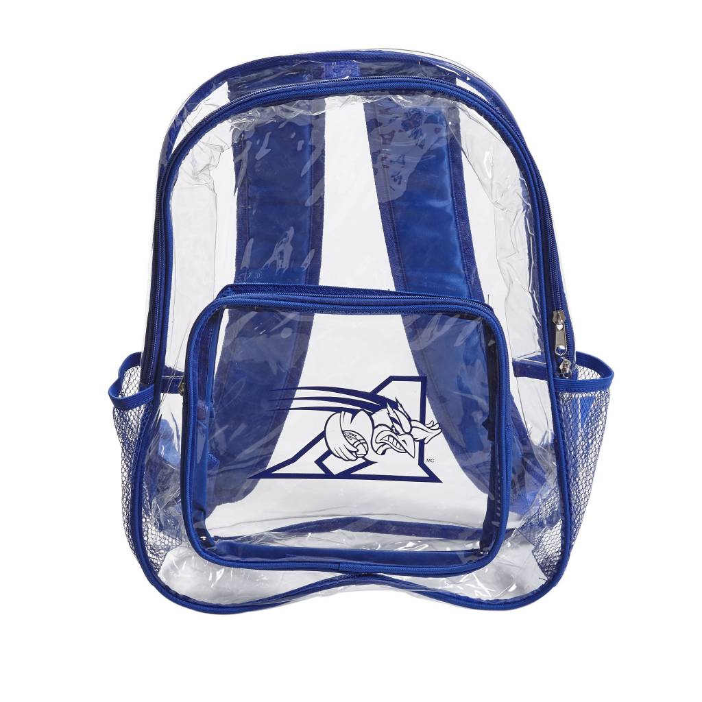 pink clear back pack