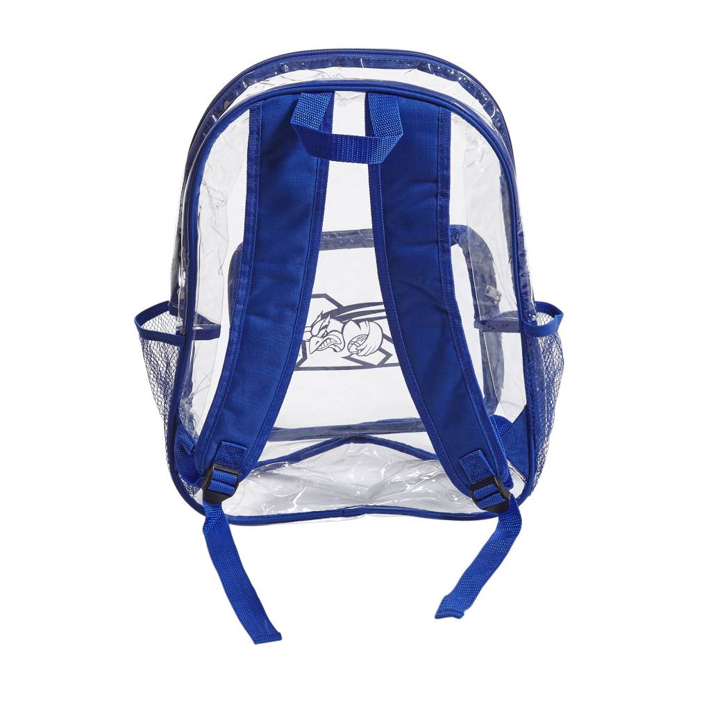 pink clear back pack