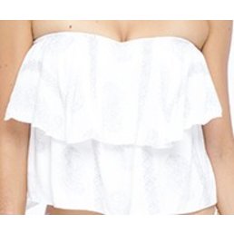 Indah Paloma Strapless Silver Paisley