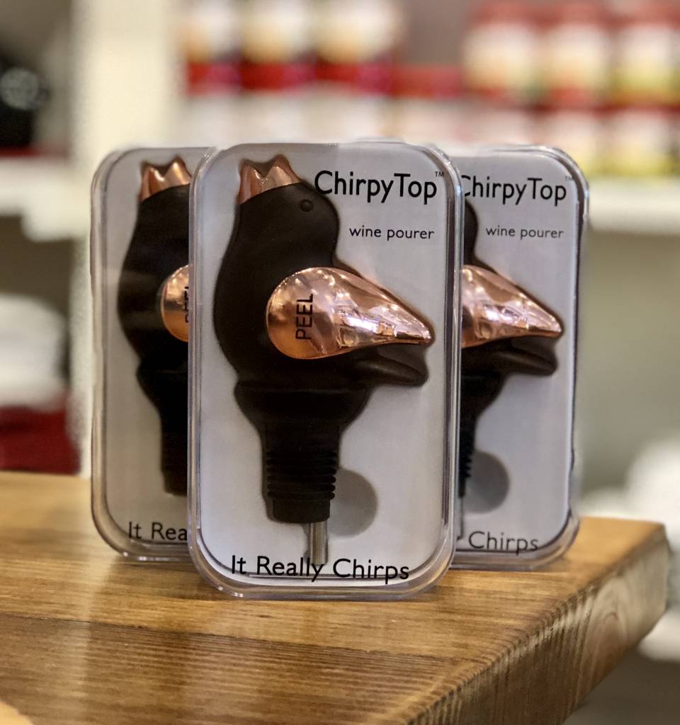 chirpytop wine pourer