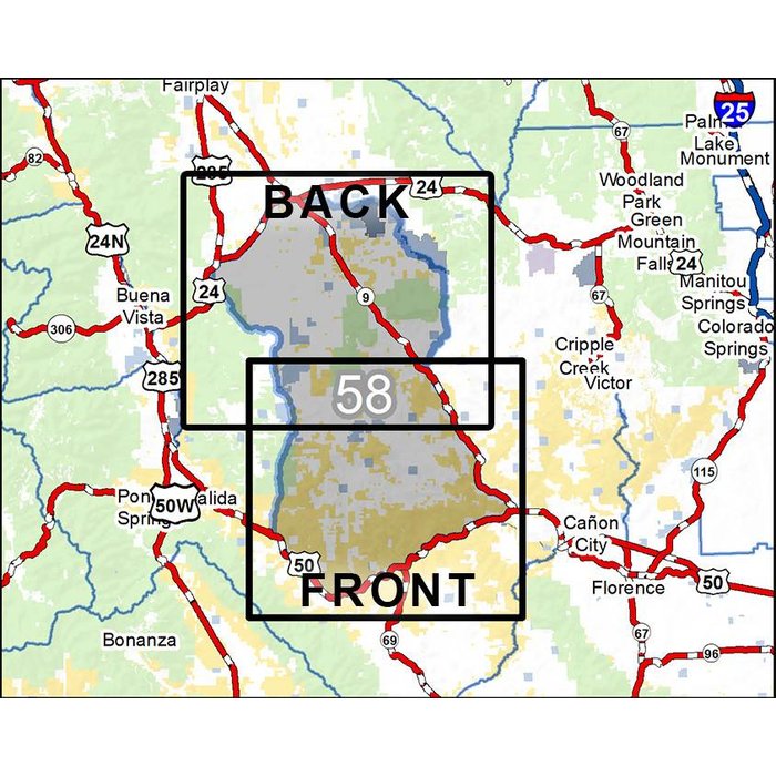 Diy Hunting Maps Colorado Gmu 58 Rmsgear 0594