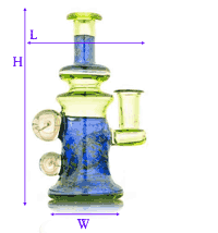 image showing how dab rig was measured