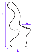 image showing how hand pipe was measured