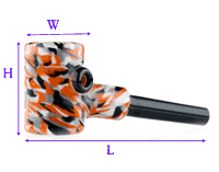 image showing how hand pipe was measured