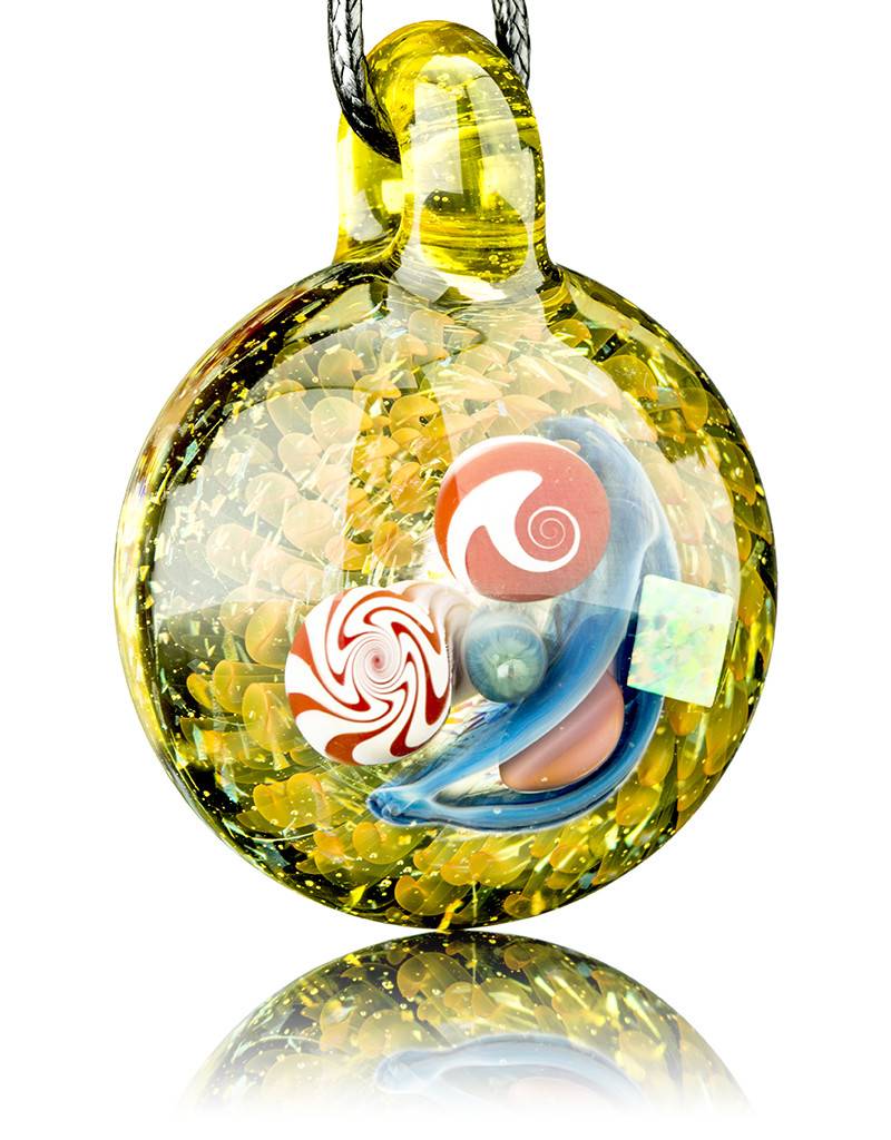Mike Gong Pendant Design Ideas Mike Gong Heady Glass Pendant For Gold Acid Eater Witch Dr
