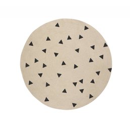 Ferm Living Triangle Round Carpet