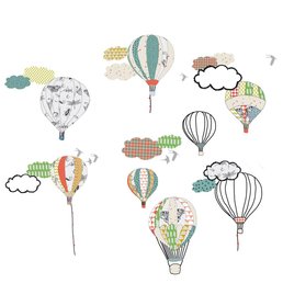 Mimilou Hot Air Balloons Wall Sticker