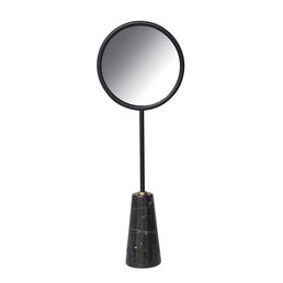 Coming B Table Mirror Black Marble