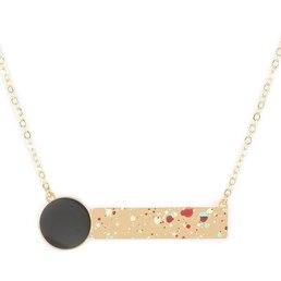 Alphabeta Polock Geometric Necklace