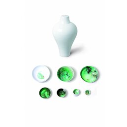 Ibride Stackable Dishes Ming White