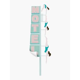 PaperMint Motel Dive Sticker