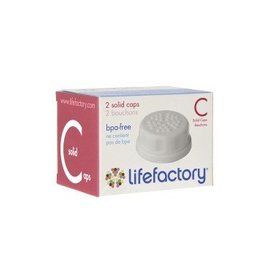 LifeFactory Lifefactory Solid Caps - Set of 2