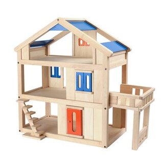 PlanToys Classic Terrace Dollhouse