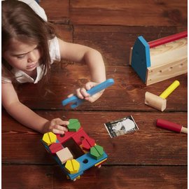 Melissa & Doug Take-Along Tool Kit Wooden Toy