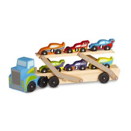 Melissa & Doug Mega Race Car Carrier