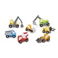 Melissa & Doug Wooden Construction Site Vehicles
