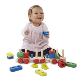 Melissa & Doug Stacking Train Toddler Toy