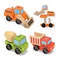Melissa & Doug Stacking Construction Vehicles