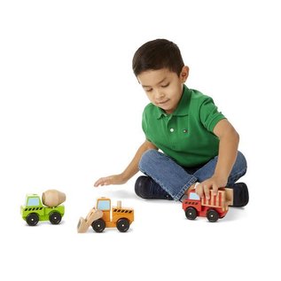 Melissa & Doug Stacking Construction Vehicles