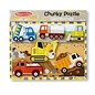 Melissa & Doug Construction Chunky Puzzle - 8 Pieces