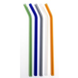 Life Without Waste Glass Drinking Straw BENT, Diameter 6mm