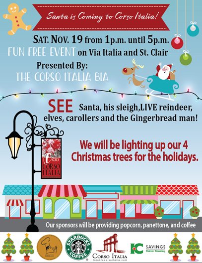 Tree lighting November 19th, 1-5 pm! Meet Santa & his reindeer!
