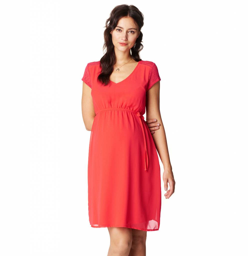 Wedding Chiffon Maternity Dress noppies noelle coral chiffon maternity dress evymama nursing dress