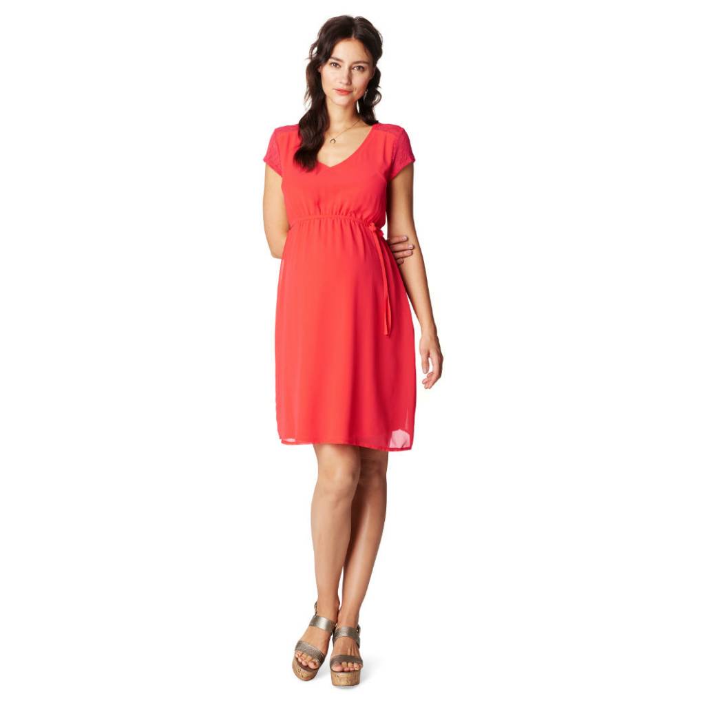 Wedding Chiffon Maternity Dress noppies noelle coral chiffon maternity dress evymama nursing dress