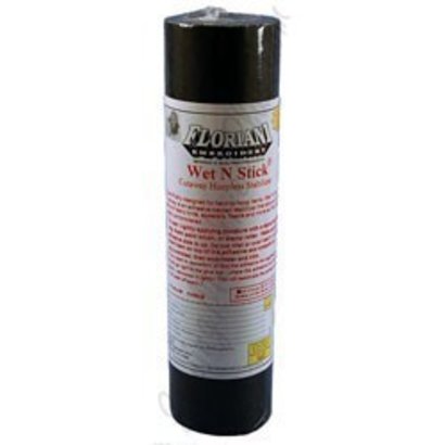 Floriani Floriani's Wet N Stick Cutaway BLACK 2oz. 15" x 10 yds