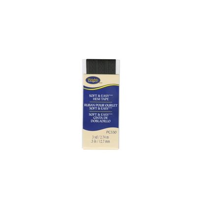 Checker Soft and Easy Hem Tape Black