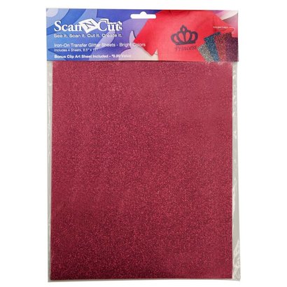 Iron-on Sheet - Glitter Brights 4 Color