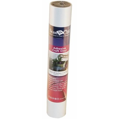 6 FT ROLL- WHITE ADHESIVE CRAFT VINYL