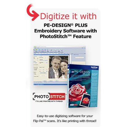 Photo Stitch Bundle. Includes Flip Pal + PEDPLUS + EFT10PKG