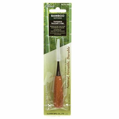 Checker Tapered Tailor's Awl Bamboo Handle