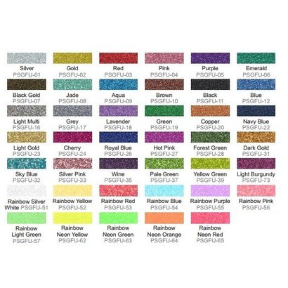 Specialty Pressure Sensitive Glitter Flex Ultra 12" x 10" sheets