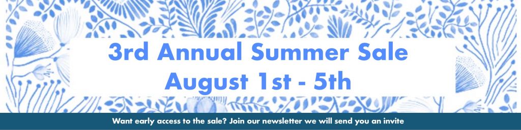 3rd Annual Summer Sale