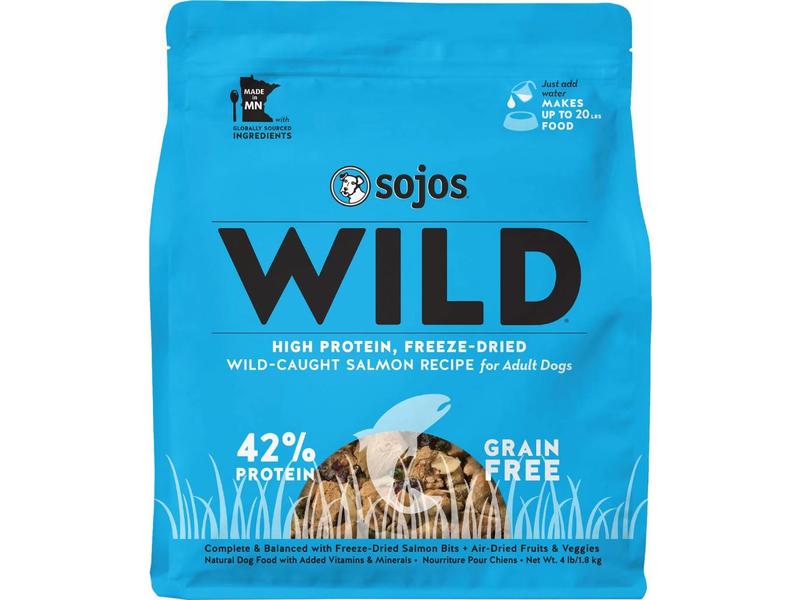 Sojos Wild Salmon Grain Free Freeze Dried Raw Dog Food - Feed Pet Purveyor