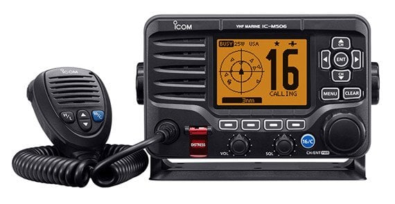 ICOM Icom M506 AIS/N2K VHF DSC Fixed Mount Radio - Genco Marine