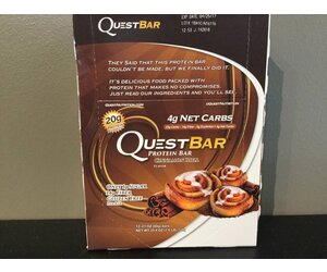 Quest Nutrition Bar Cinnamon Roll Quest Nutrition Bar Cinnamon Roll