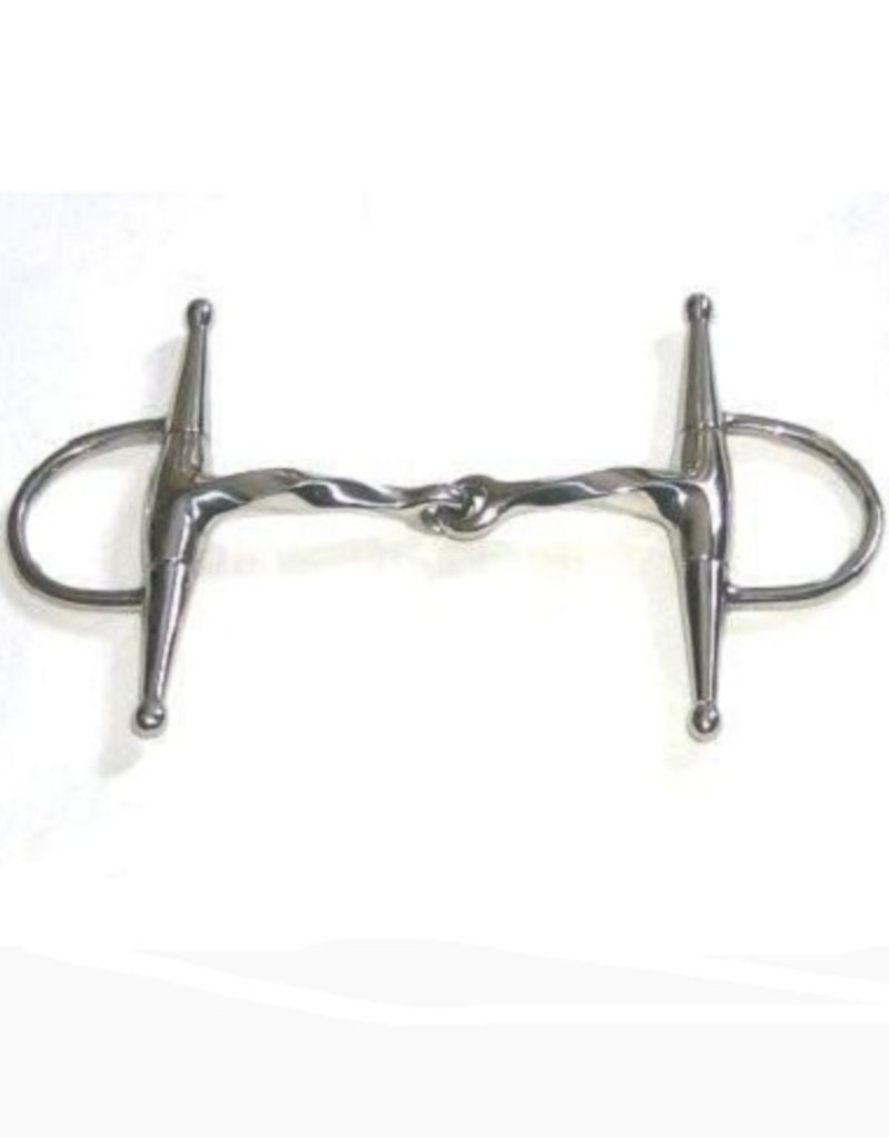 Full Cheek Slow Twist Snaffle Bit Willow Equestrian