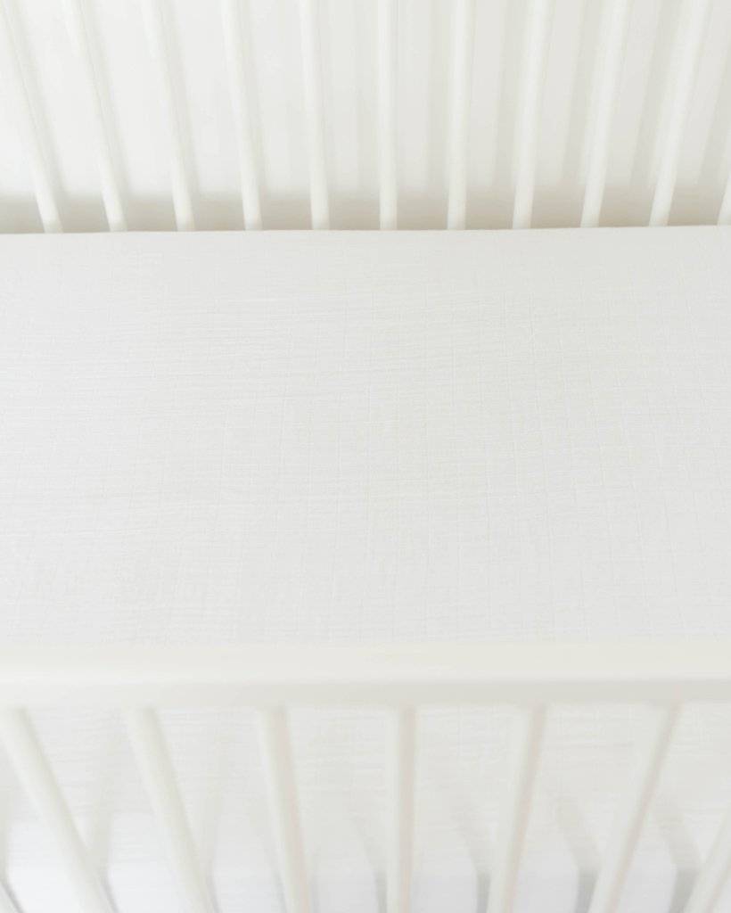 white muslin crib sheet sweetpea wholesome baby white crib sheet