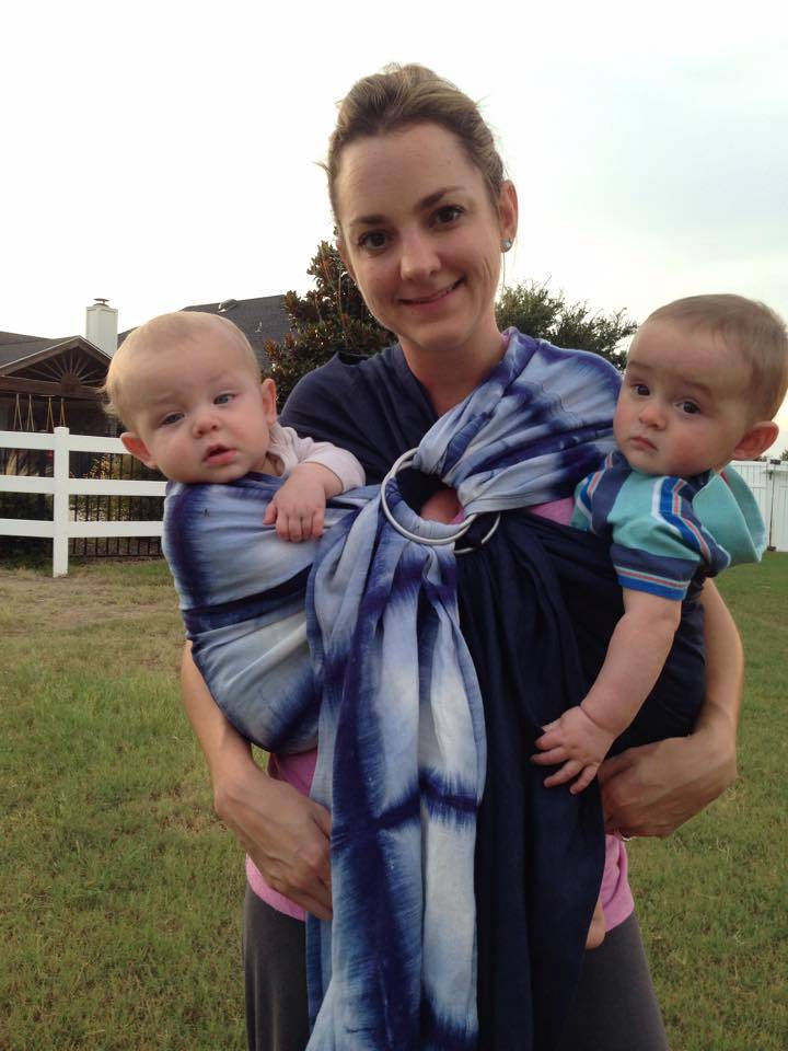 Babywearing with twins