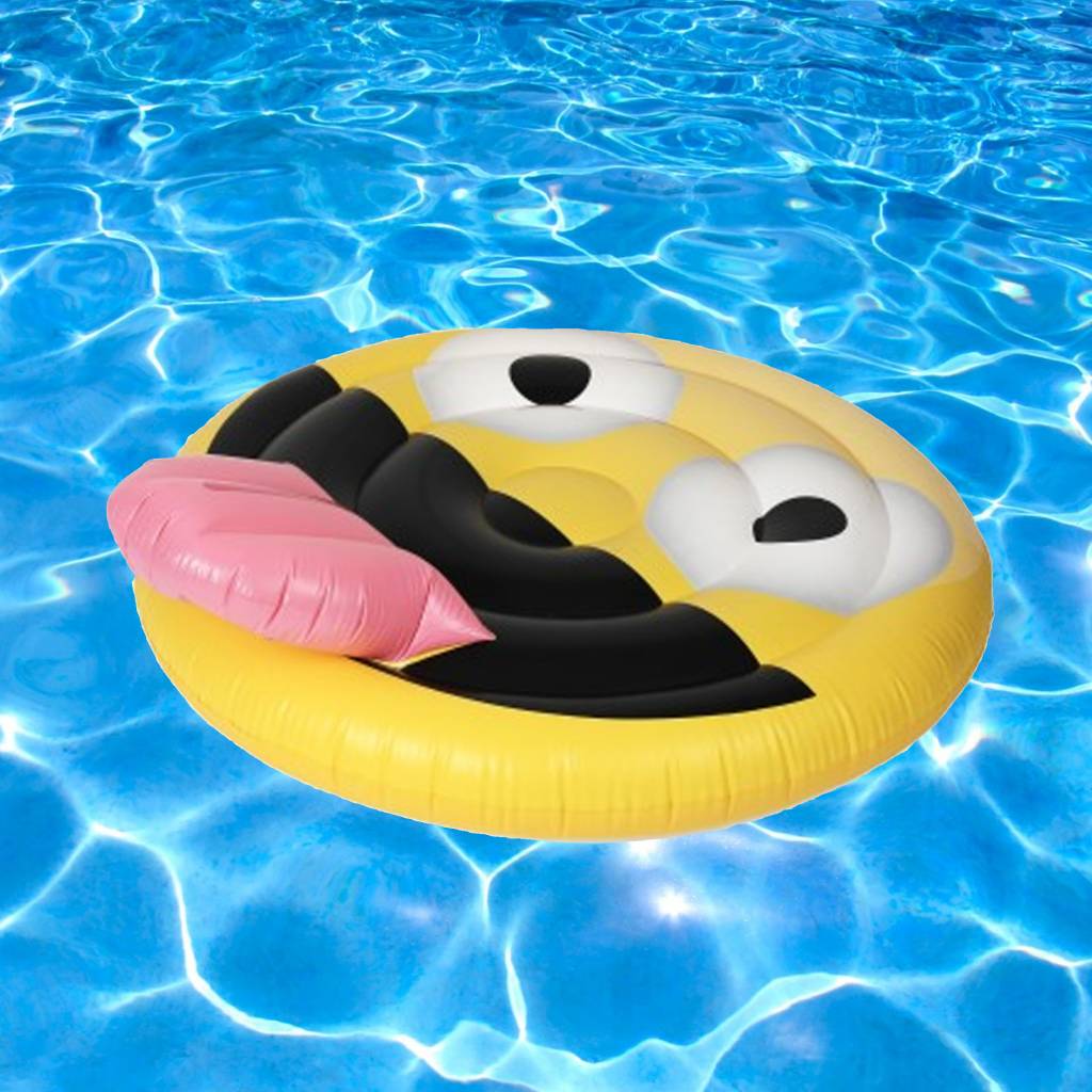Giant Emoji Pool Float - Precious Cargo