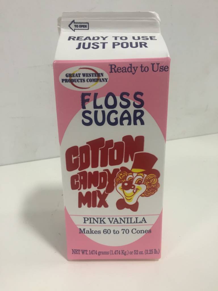 Floss Sugar Pink Vanilla Cotton Candy Mix 325 Lb Each Rdm Sales And Service