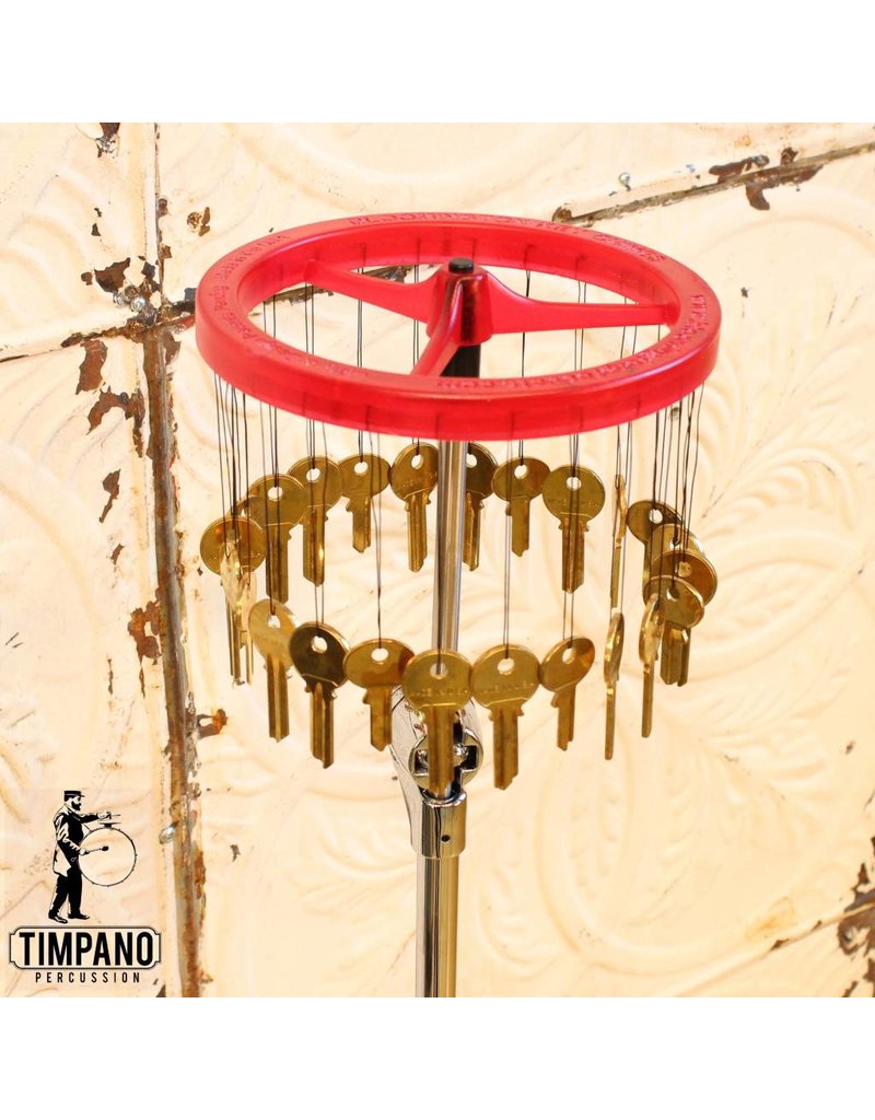 Ron Vaughn Rotating Wind Key Chime With Percussion Ron Vaughn Rotating Wind Key Chime With Percussion Mounting Rod And Bearing