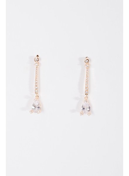 Dressy Bobbles And Lace Dressy Teardrop Earrings