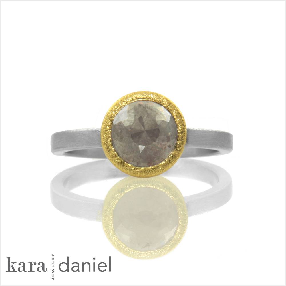 rose-cut diamond solitaire