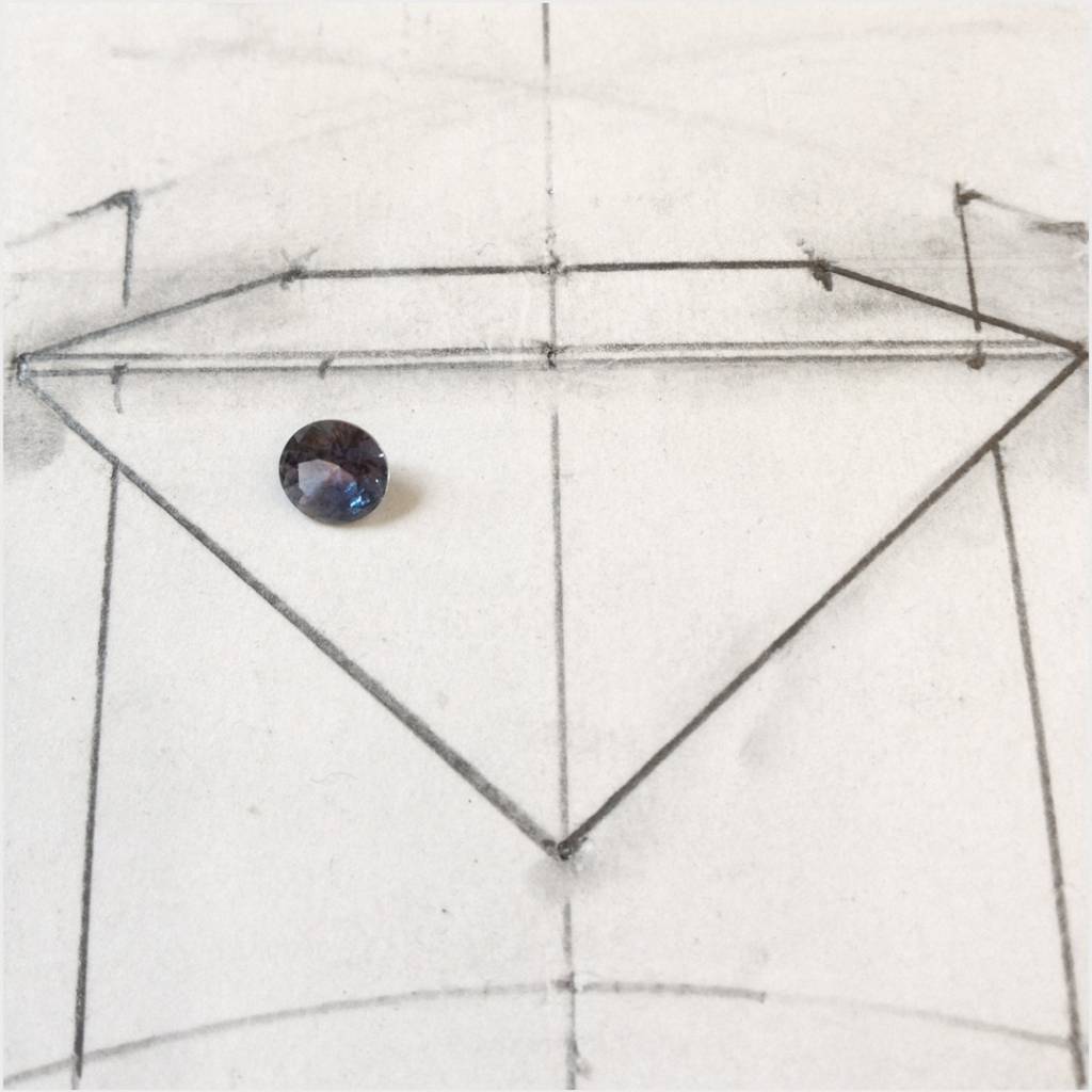 fair-trade purple sapphire