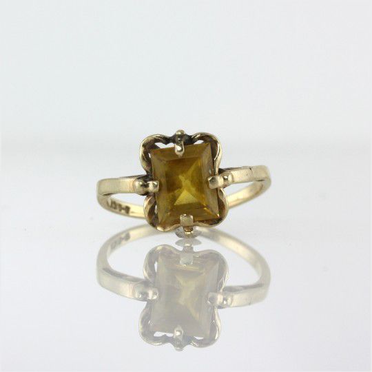 vintage topaz recycled in a contemporary pendant