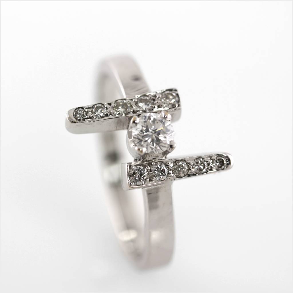 custom jewelry adventures: recycled diamond stack rings